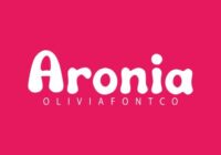 Aronia Font - Featured Image