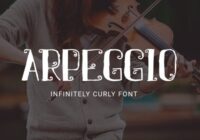 Arpeggio Font - Featured Image