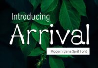 Arrival Font - Featured Image