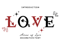 Arrow of Love Font - Featured Image