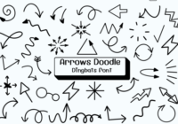 Arrows Doodle Font - Featured Image