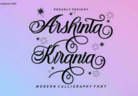 Arshinta Kirania Font - Featured Image