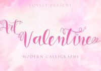 Art Valentine Font - Featured Image