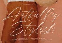 Artfully Stylish Font - Featured Image