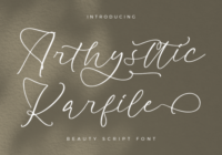 Arthysttic Karfile Font - Featured Image