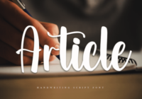 Article Font - Featured Image