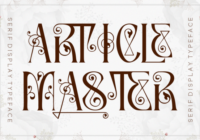 Article Master Font - Featured Image