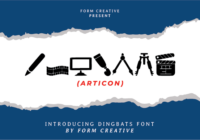 Articon Font - Featured Image