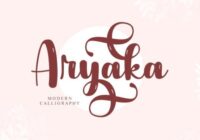 Aryaka Font - Featured Image
