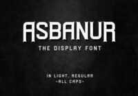 Asbanur Font - Featured Image