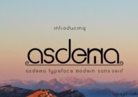 Asdema Font - Featured Image
