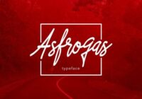Asfrogas Font - Featured Image
