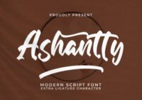 Ashantty Font - Featured Image
