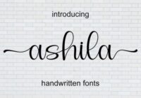 Ashila Font - Featured Image