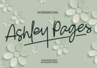 Ashley Pages Font - Featured Image