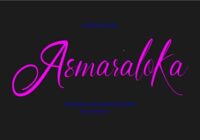 Asmaraloka Font - Featured Image