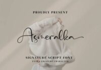 Asmeralka Font - Featured Image