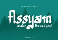 Assyam Font - Featured Image