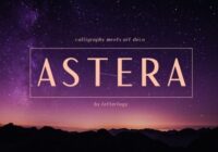 Astera Font - Featured Image