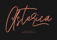Asterica Font - Featured Image