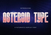 Asteroid Type Font - Featured Image