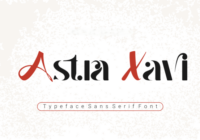 Astra Xavi Font - Featured Image