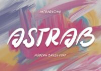 Astrab Font - Featured Image