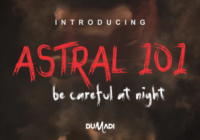 Astral 101 Font - Featured Image