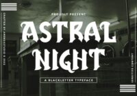 Astral Night Font - Featured Image