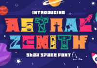 Astral Zenith Font - Featured Image