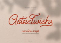 Astrelwish Font - Featured Image