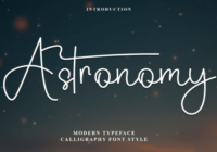 Astronomy Font - Featured Image