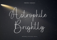 Astrophile Brightly Font - Featured Image