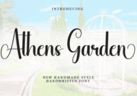 Athens Garden Font - Featured Image