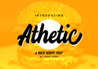Athetic Font - Featured Image