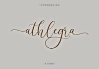 Athlegra Font - Featured Image