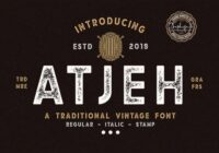 Atjeh Family Font - Featured Image