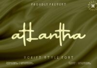 Atlantha Font - Featured Image