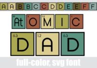 Atomic Dad Font - Featured Image