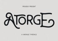 Atorge Font - Featured Image