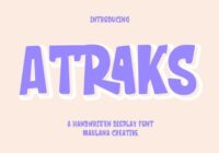Atraks Font - Featured Image