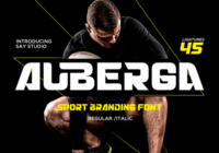 Auberga Font - Featured Image
