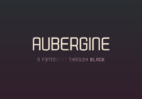 Aubergine Font - Featured Image