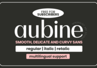 Aubine Font - Featured Image