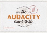 Audacity Duo Font - Featured Image