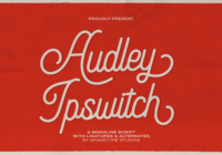 Audley Ipswitch Font - Featured Image