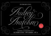 Audrey Aratohrn Font - Featured Image