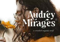 Audrey Mirages Font - Featured Image