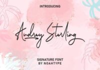 Audrey Sterling Font - Featured Image