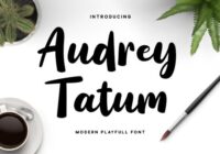 Audrey Tatum Font - Featured Image